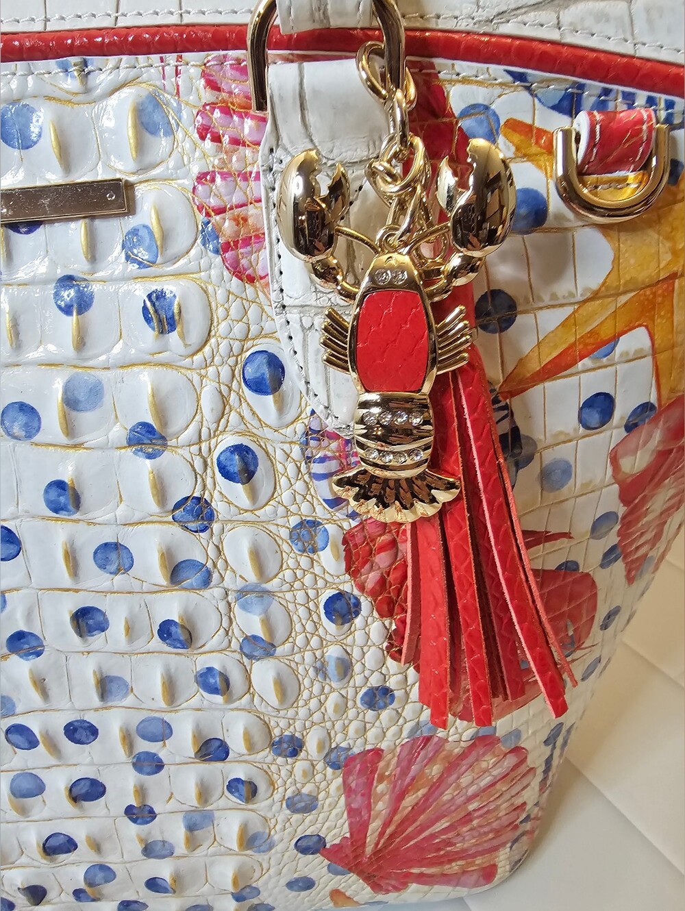 🦞 NWT Brahmin Jeanne Multi Chattaway Tote & Lobster Roll Ady Wallet Set 🦞 - Picture 3 of 10